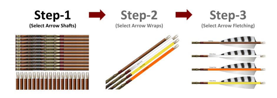 Easton Axis Traditional Arrows Shafts Only Set Of 6