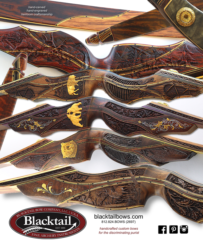 Blacktail Bows carved recurve bows
