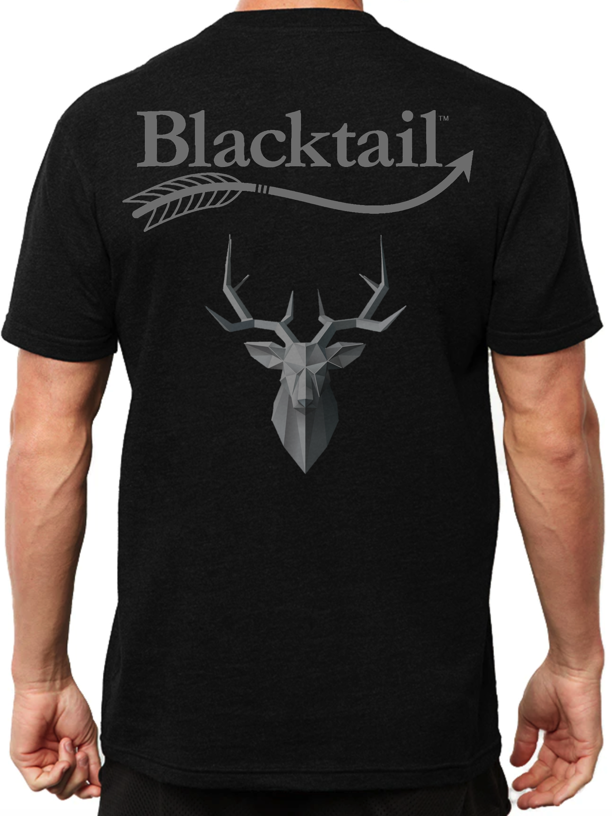 Blacktail 'Ghost Buck' T-shirts (cotton/poly blend)