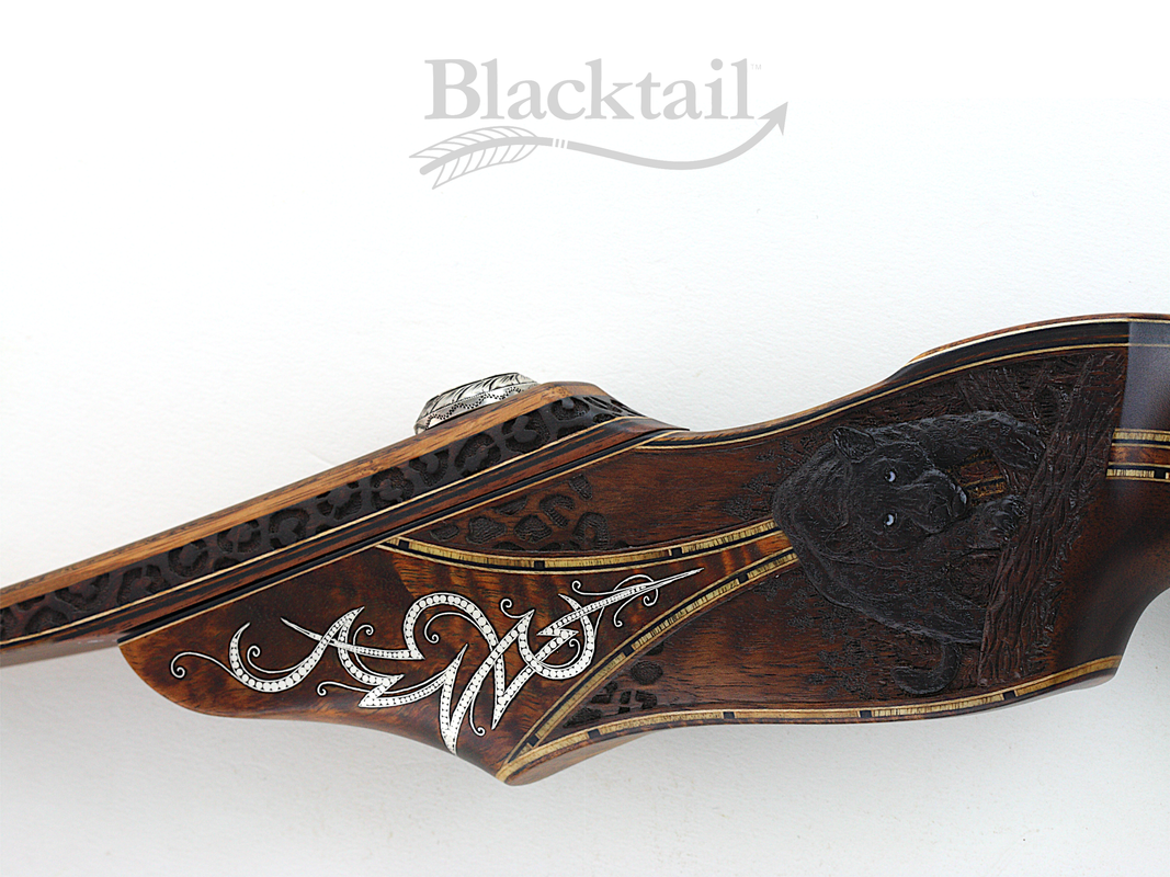 Blacktail most beautiful carved recurve bows traditional archery