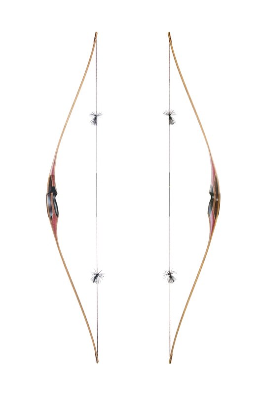 MILAEM 60 Traditional Longbow 20-50 Lbs Draw Weight One-Piece Longbow Recurve Bow Right Hands Beginner Women Tenns 